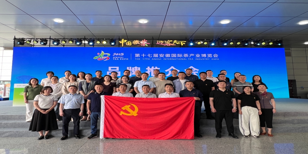 和合生態(tài)黨支部組織廣大黨員職工參觀2025第十七屆安徽國際茶產業(yè)博覽會